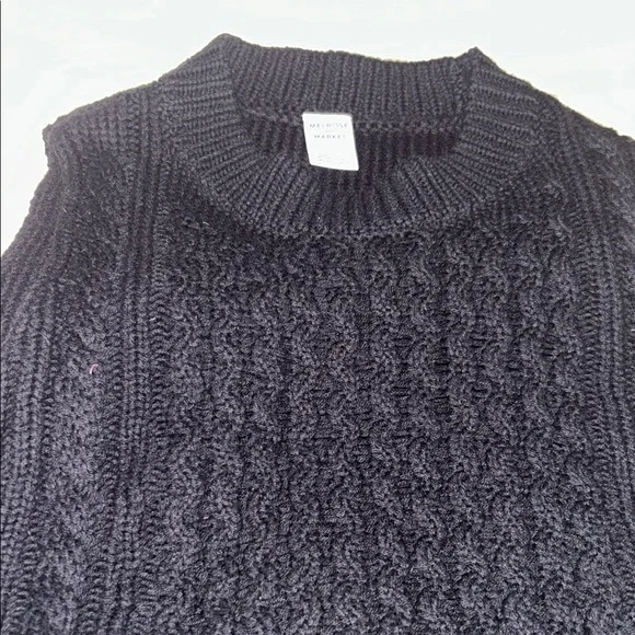 Melrose and Market Black V-Neck Sweater Vest - Picture 8 of 8